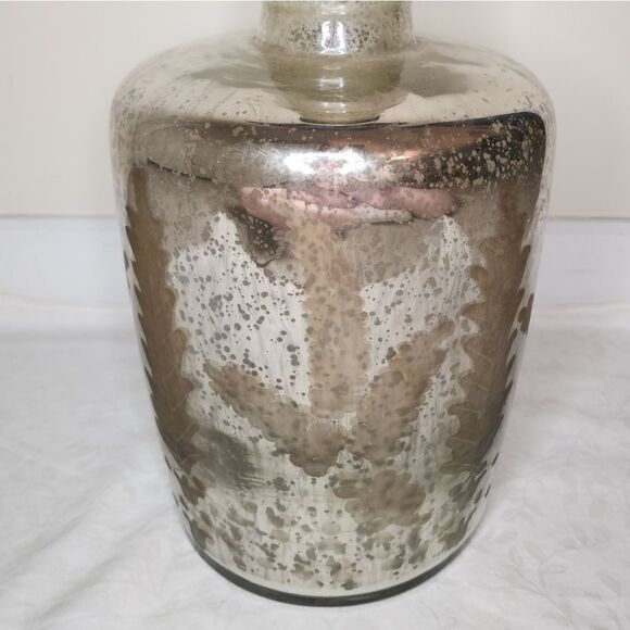 Large mercury glass jug bottle - Picture 4 of 8